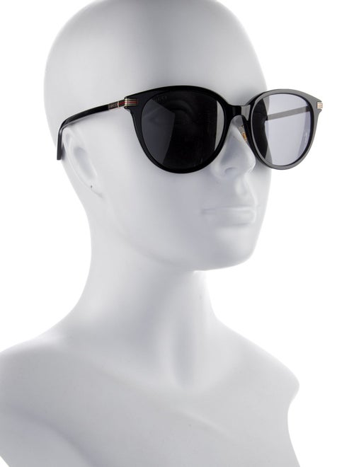 Gucci Web Accent Wayfarer Sunglasses