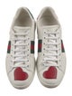 Gucci Web Accent Leather Sneakers