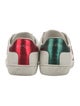 Gucci Web Accent Leather Sneakers