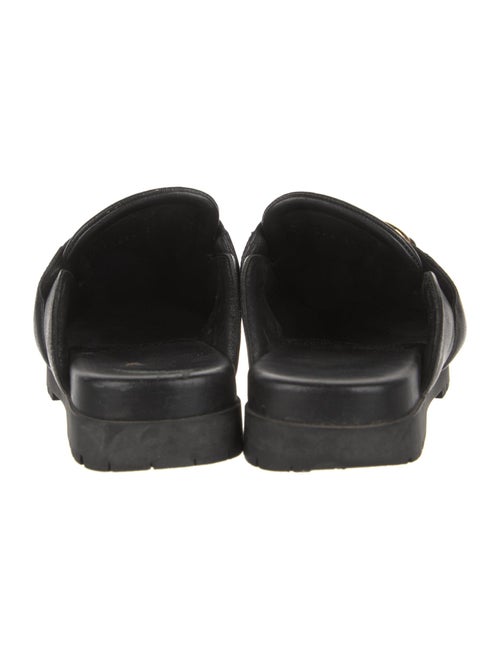 Gucci Horsebit Accent Leather Mules