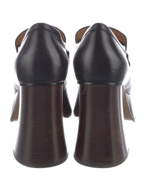 Gucci Horsebit Accent Leather Pumps