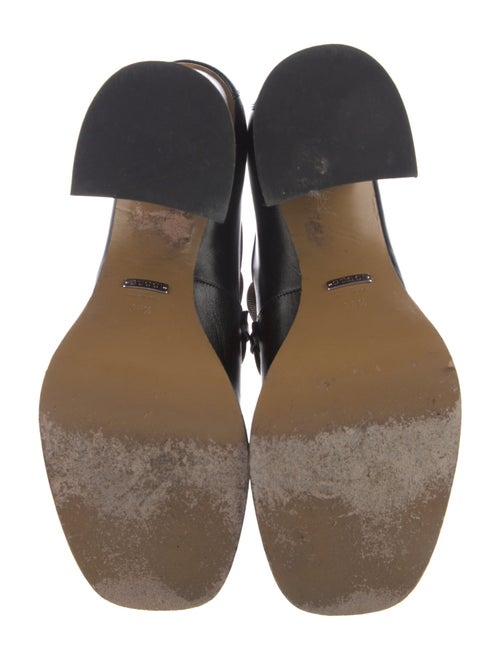 Gucci Horsebit Accent Leather Pumps