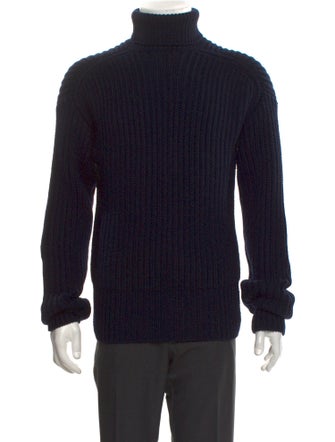 Prada Virgin Wool Turtleneck Pullover