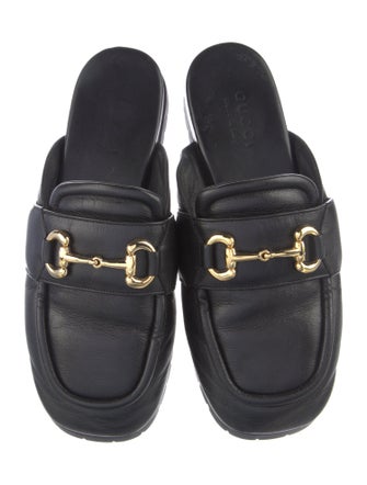 Gucci Ariel Horsebit Accent Slippers