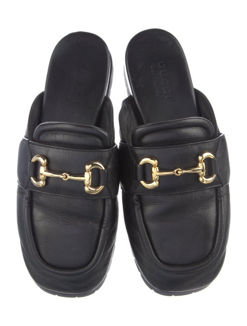 Gucci Ariel Horsebit Accent Slippers