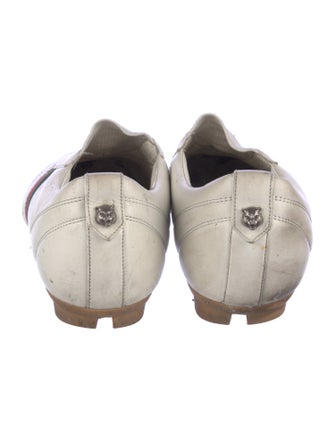 Gucci Web Accent Leather Sneakers