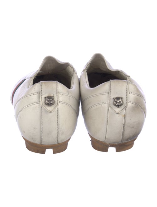 Gucci Web Accent Leather Sneakers