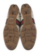 Gucci Web Accent Leather Sneakers