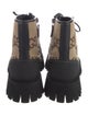 Gucci GG Canvas Canvas Lace-Up Boots