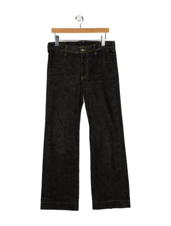 Gucci Mid-Rise Wide Leg Jeans