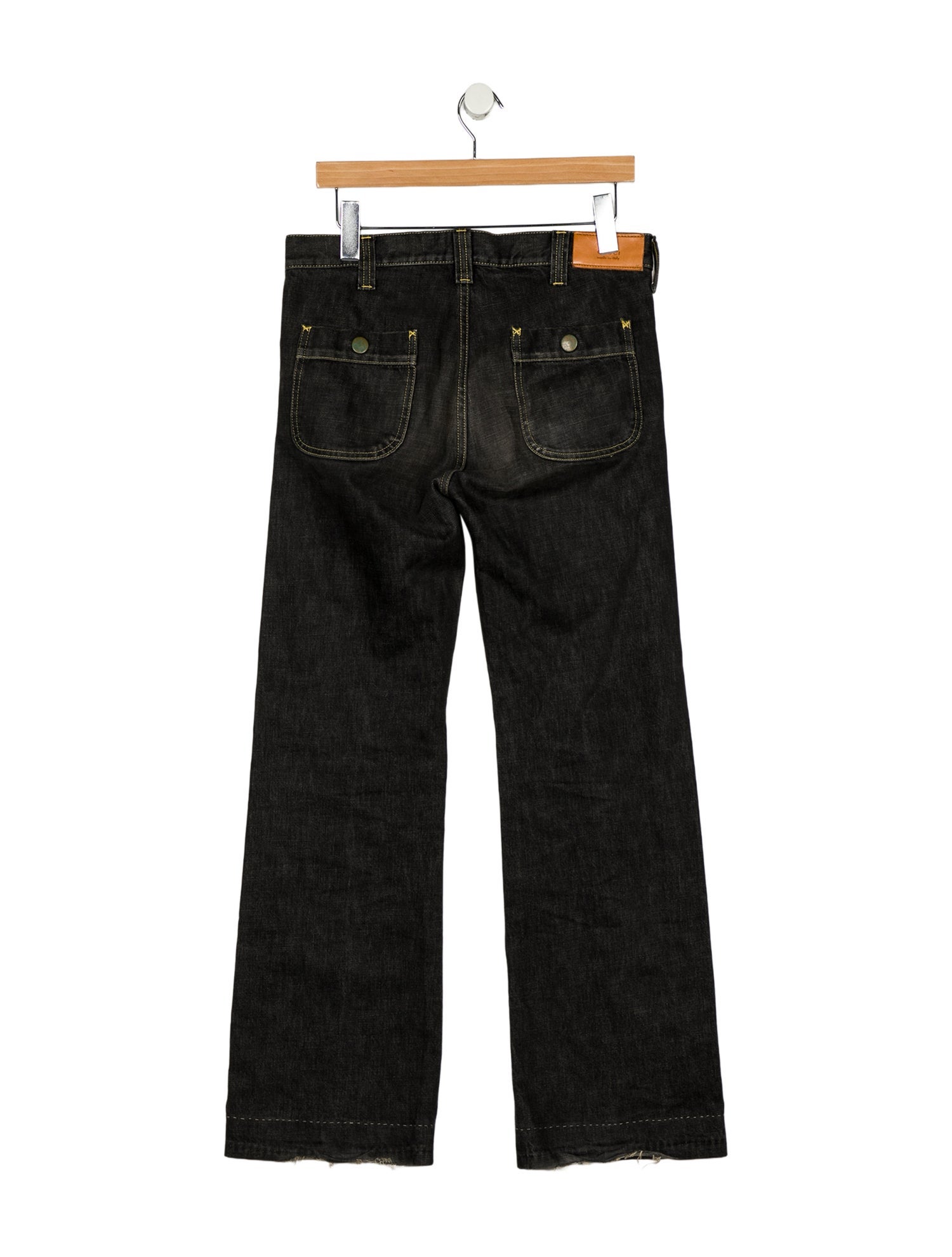 Gucci Mid-Rise Wide Leg Jeans