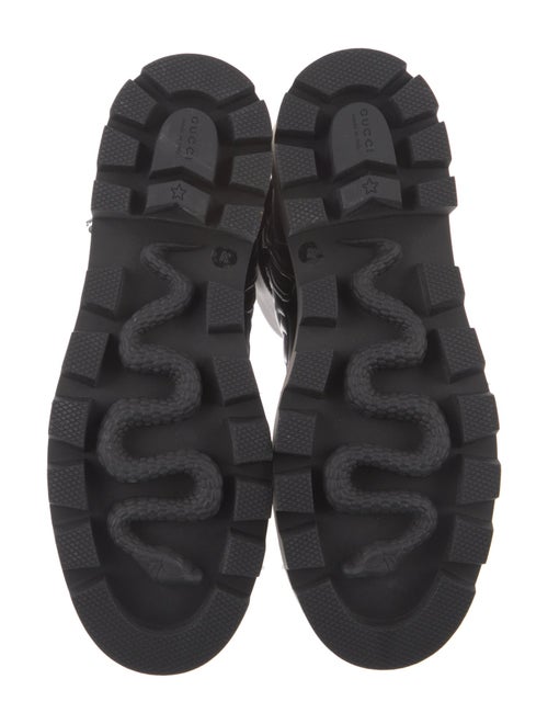 Gucci Leather Combat Boots