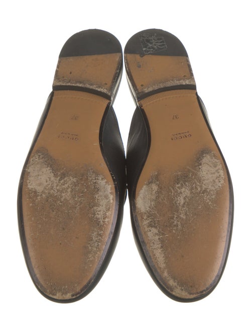 Gucci Leather Floral Print Mules