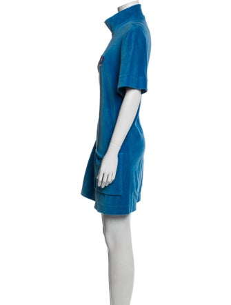 Gucci Mock Neck Mini Dress