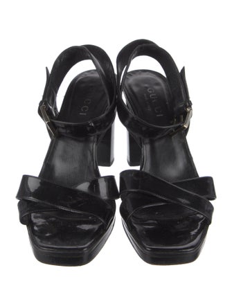 Gucci Patent Leather Sandals