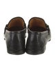 Gucci Web Accent Leather Dress Loafers