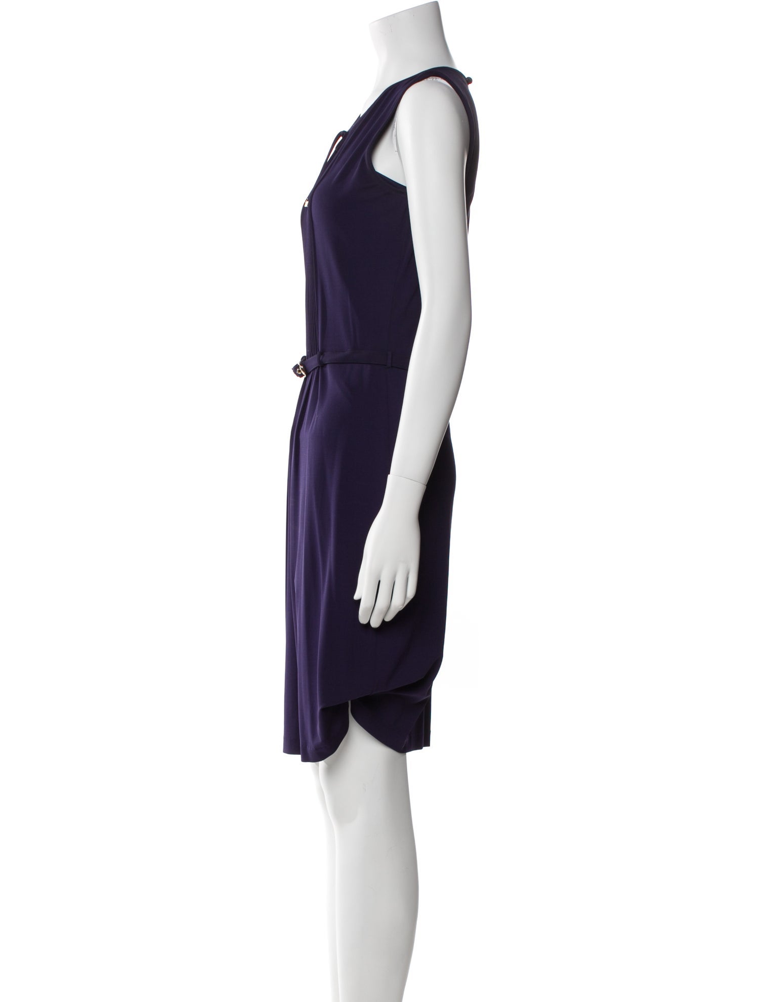 Gucci Scoop Neck Knee-Length Dress