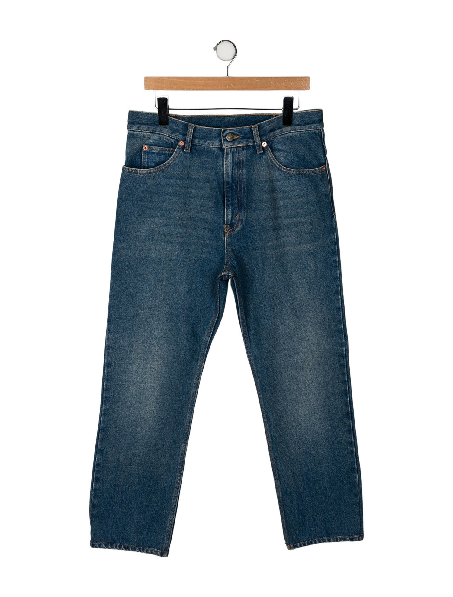 Gucci Interlocking G Logo Straight-Leg Jeans