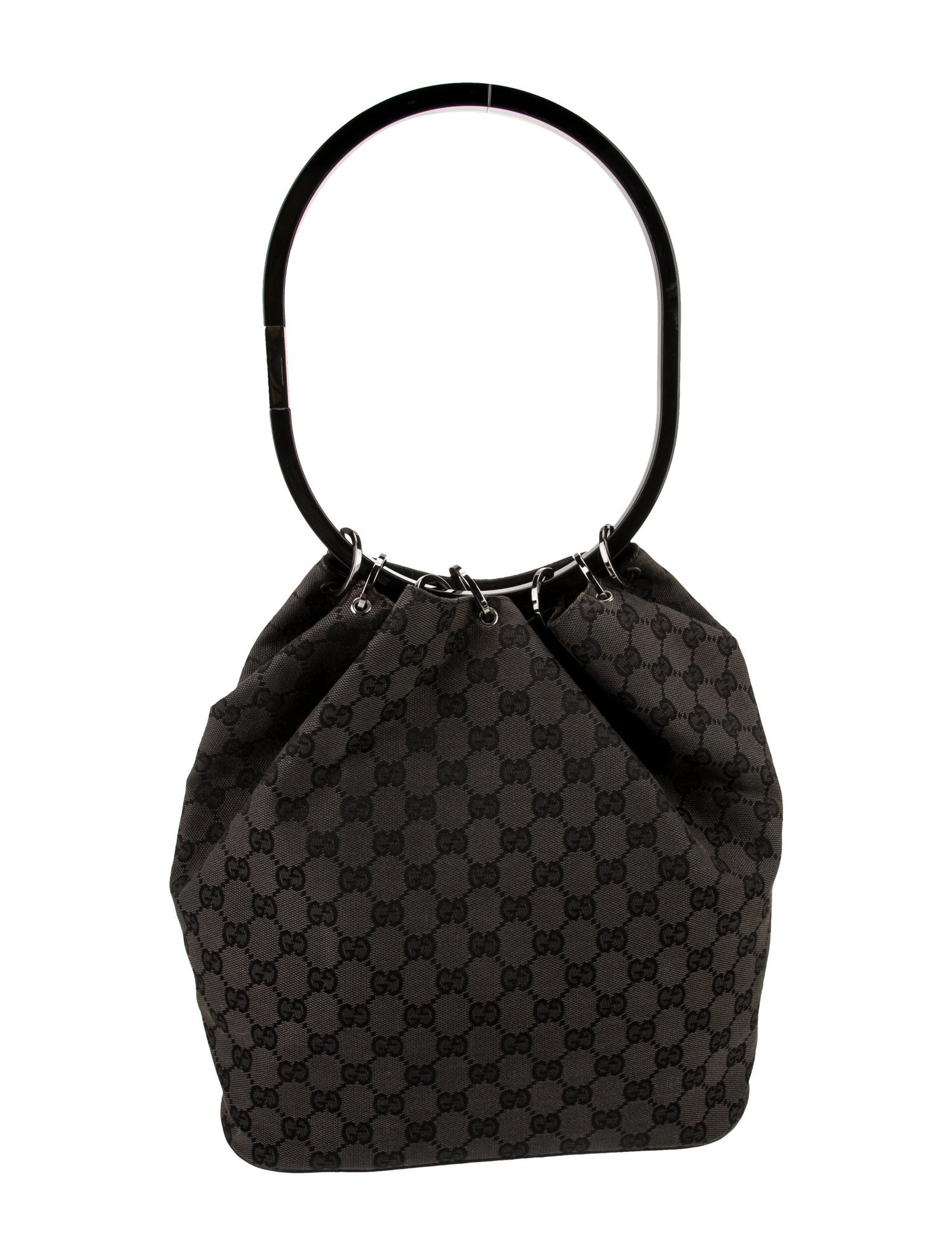 Gucci GG Canvas Top Handle Bag Vintage