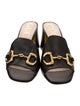 Gucci 1955 Horsebit Accent Leather Slides