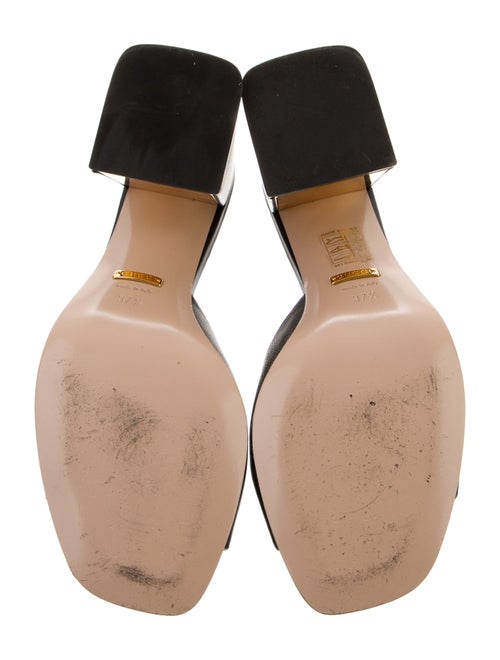 Gucci 1955 Horsebit Accent Leather Slides