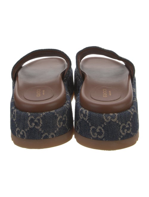 Gucci GG Denim Denim Slides