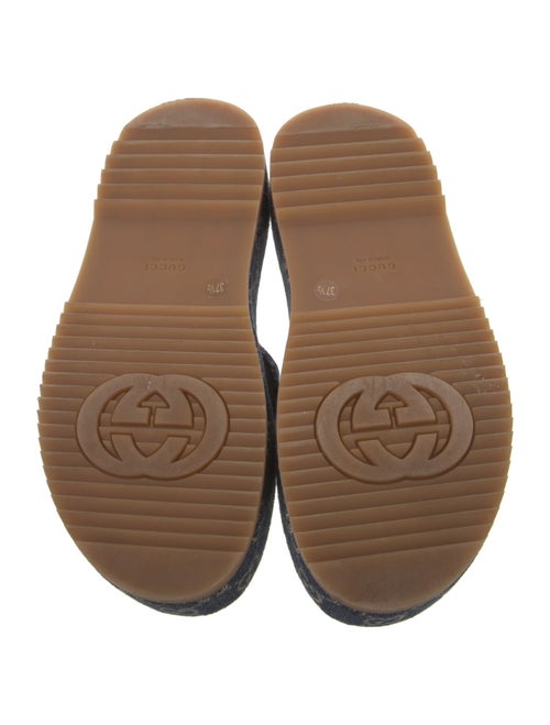 Gucci GG Denim Denim Slides
