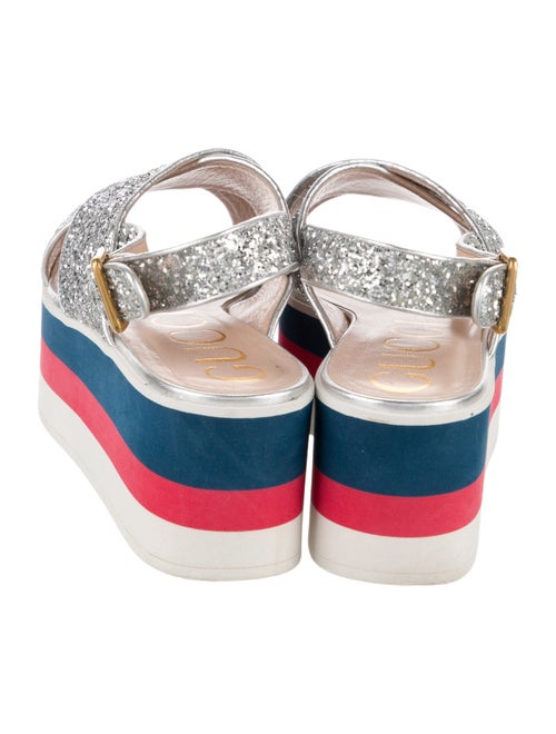 Gucci Glitter Slingback Sandals