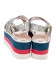 Gucci Glitter Slingback Sandals