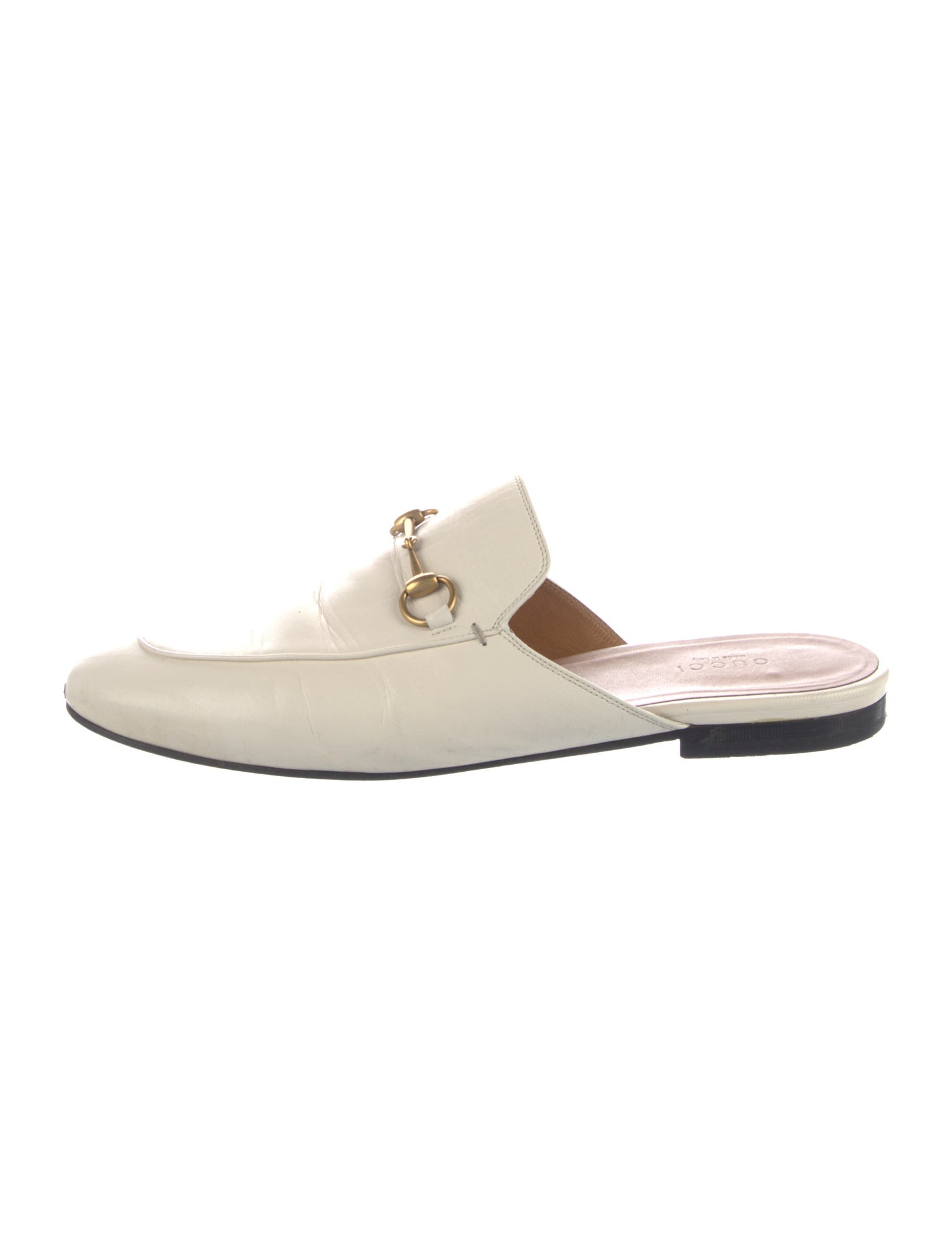 Gucci Horsebit Accent Leather Mules