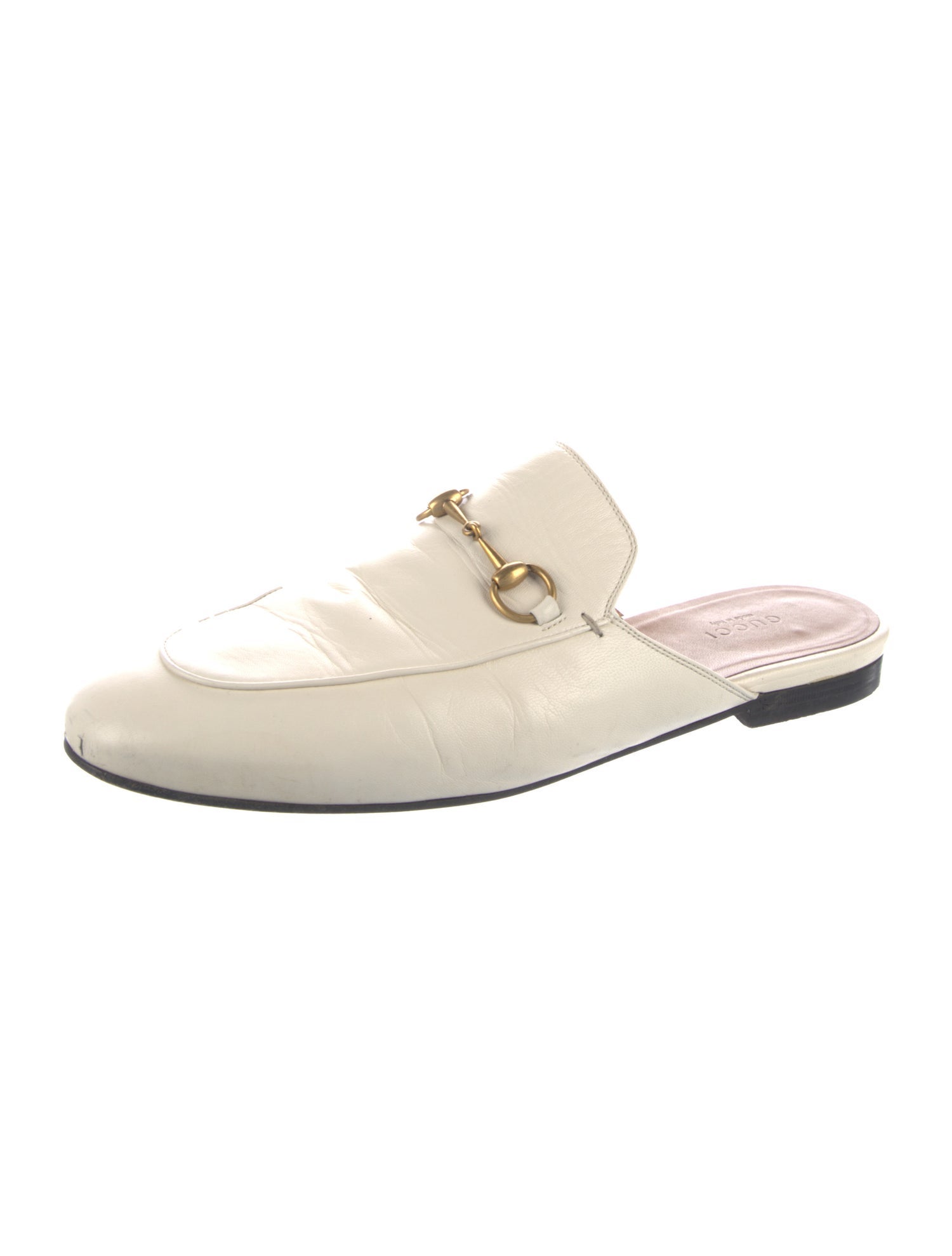 Gucci Horsebit Accent Leather Mules