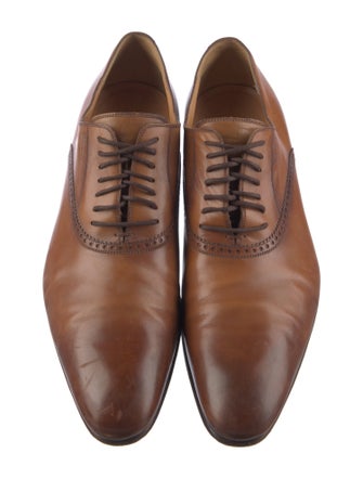 Gucci Leather Lasercut Accents Oxfords
