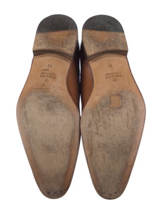 Gucci Leather Lasercut Accents Oxfords