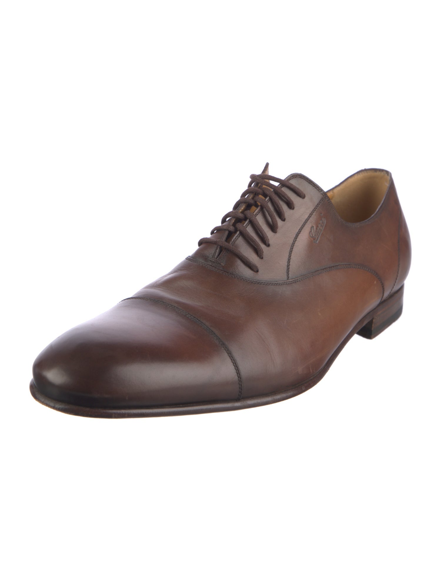 Gucci Leather Oxfords