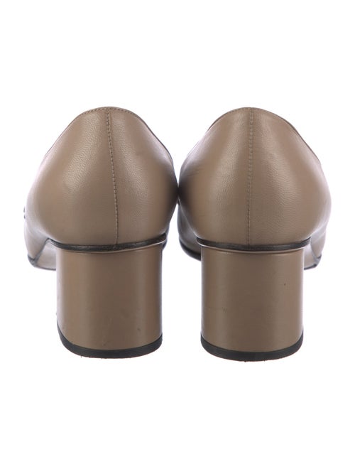 Gucci Sylvie Web Accent Leather Pumps