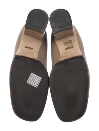 Gucci Sylvie Web Accent Leather Pumps