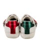 Gucci Web Accent Leather Sneakers