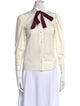 Gucci Three-Quarter Sleeve Button-Up Top