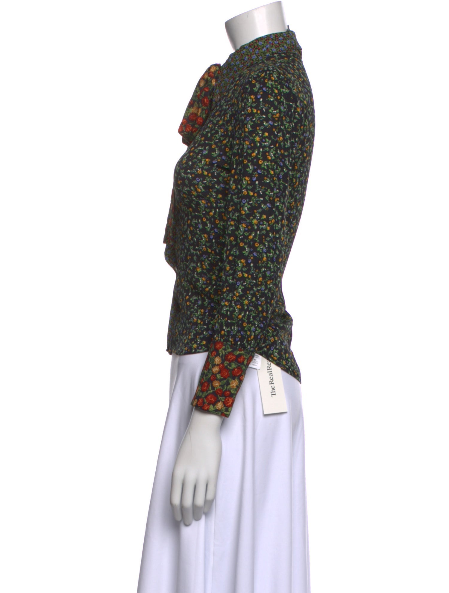 Gucci 2020 Silk Button-Up Top