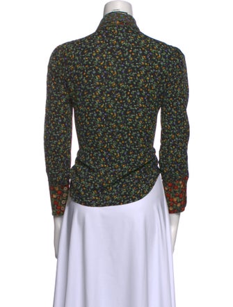 Gucci 2020 Silk Button-Up Top