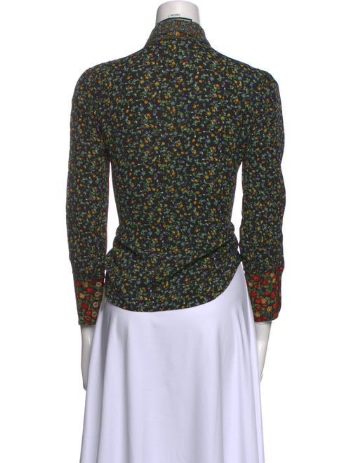 Gucci 2020 Silk Button-Up Top