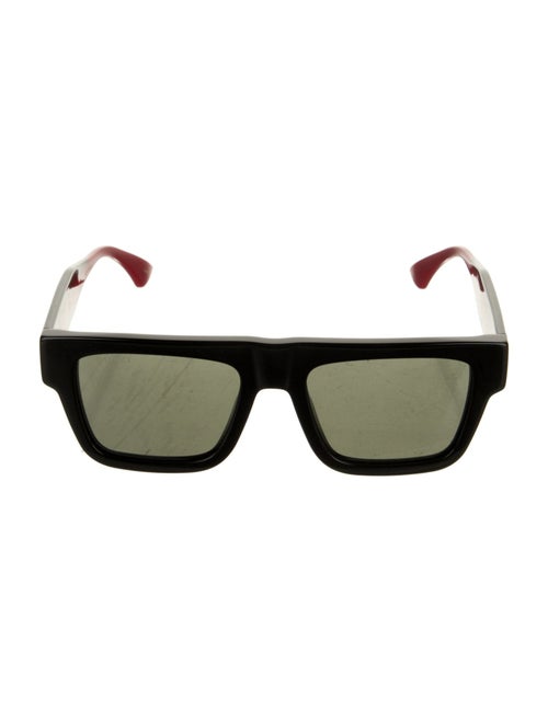 Gucci Intrecciato Weave Square Sunglasses