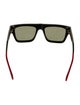 Gucci Intrecciato Weave Square Sunglasses