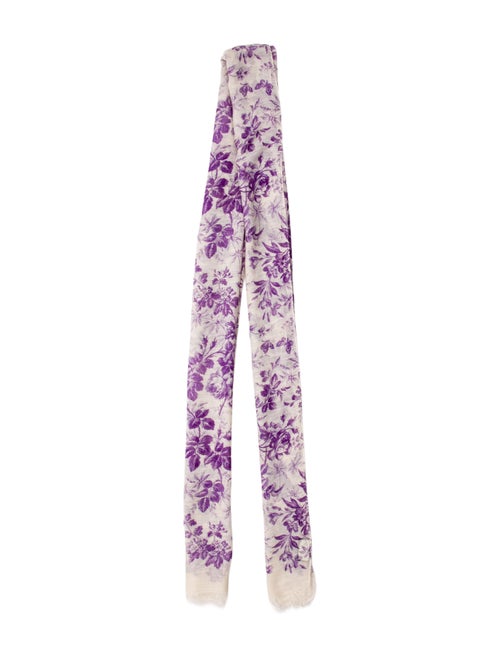 Gucci Silk GG Logo Scarf