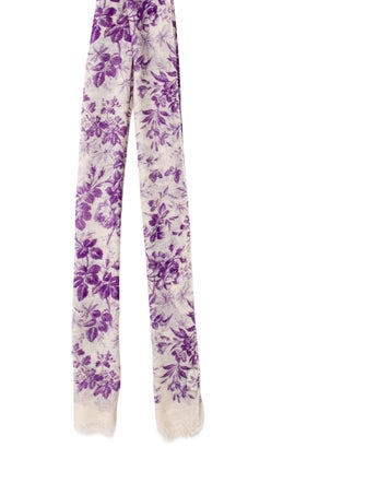 Gucci Silk GG Logo Scarf