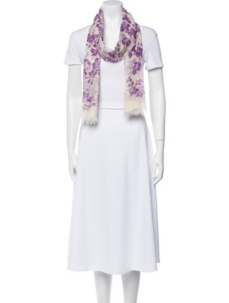 Gucci Silk GG Logo Scarf