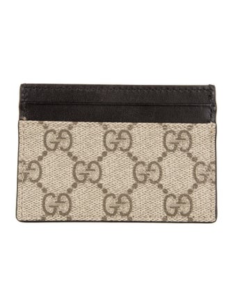 Gucci GG Supreme Canvas Card Holder