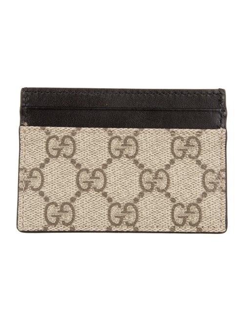 Gucci GG Supreme Canvas Card Holder