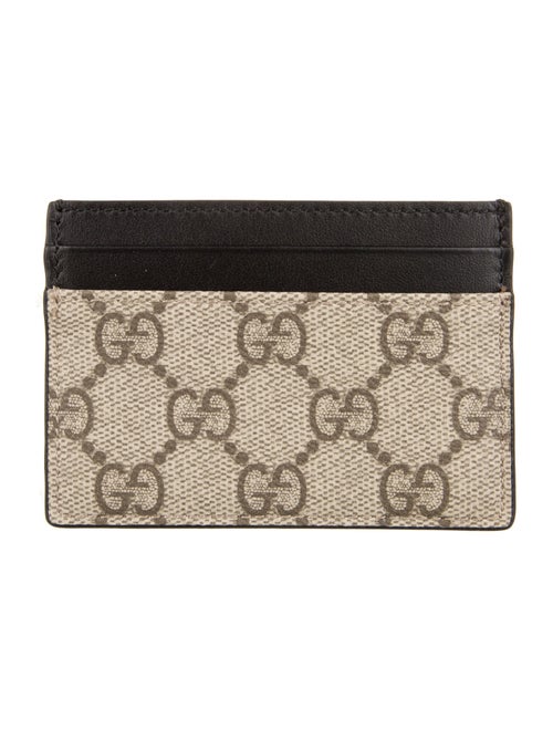 Gucci GG Supreme Canvas Card Holder