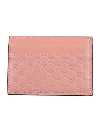 Gucci Microguccissima Pattern Leather Card Holder
